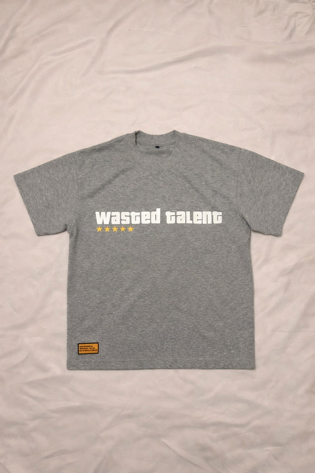 wasted tee athletic grey